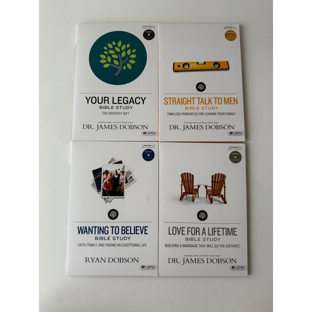 James Ryan Dobson Bible Study Book DVD Believe Legacy Love Lifetime Men Talk